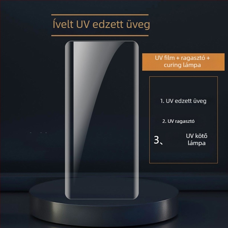 Jamie Edzett üveg képernyővédő Oppo Reno11 / Reno11 Pro / Reno10 — Anti-Peep, UV bevonat, teljes ragasztóréteg, 1 év garancia