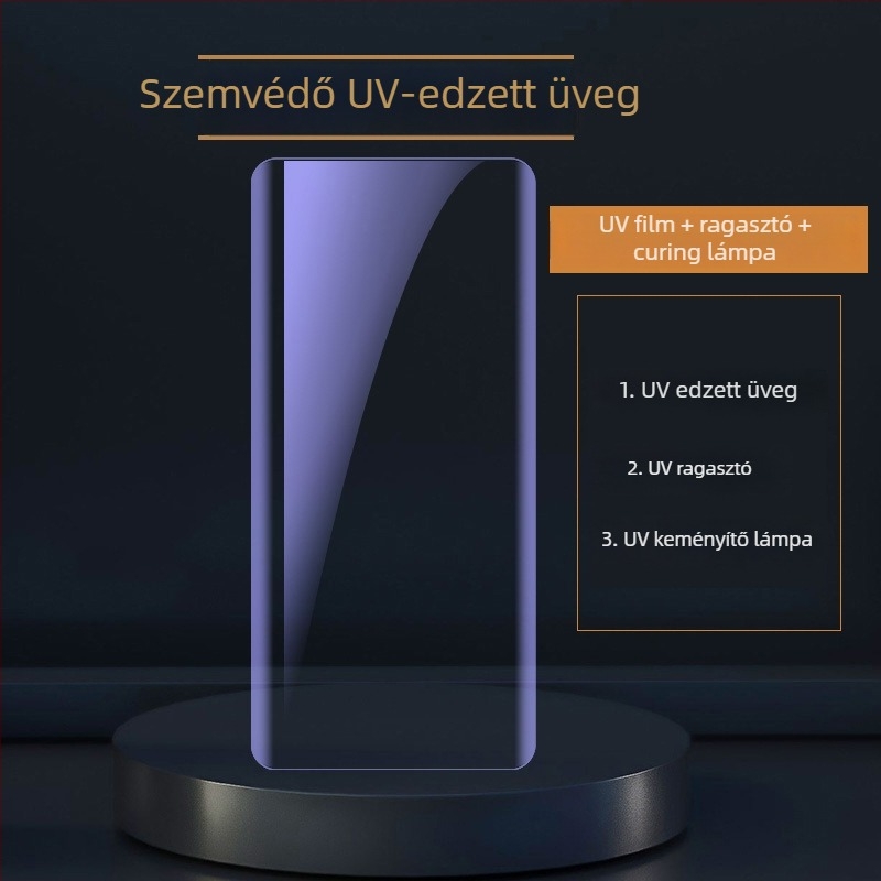 Jamie Edzett üveg képernyővédő Oppo Reno11 / Reno11 Pro / Reno10 — Anti-Peep, UV bevonat, teljes ragasztóréteg, 1 év garancia