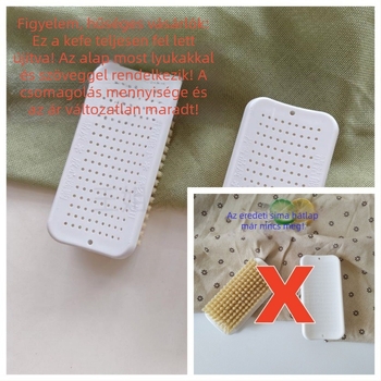 Puha sörtéjű mosóecset kényes anyagokhoz, cipőkhöz, gallérhoz és ingekhez
