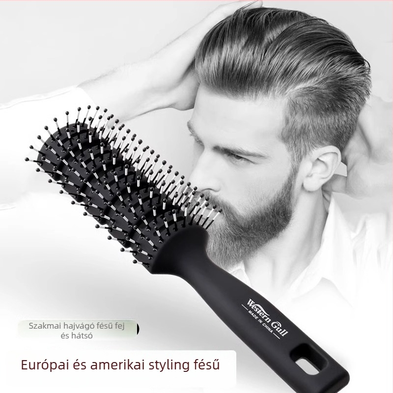 Qiwang ABS hajfésű – styling eszköz férfiaknak, modell 1358