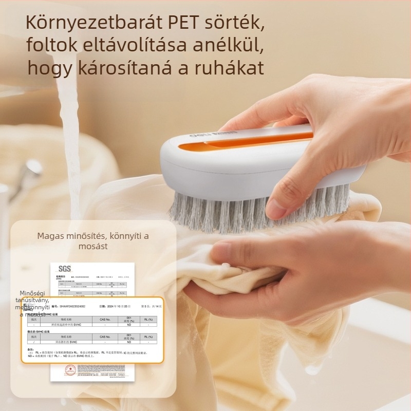 Deli mosókefe ultra puha sörtékkel ruhákhoz és pehelykabáthoz; műanyag kivitel, 144 darabos doboz, 2025 őszén debütál.