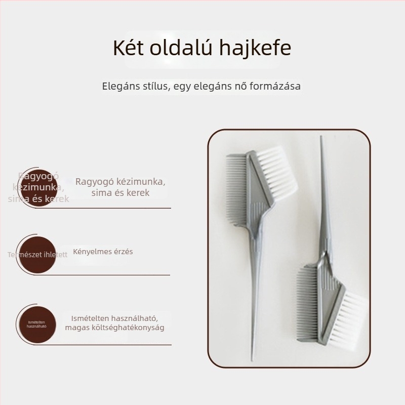 Hajfestő eszközök készlet tál és fésűvel, nyolcrészes DIY otthoni használatra, nettó tartalom 15 g