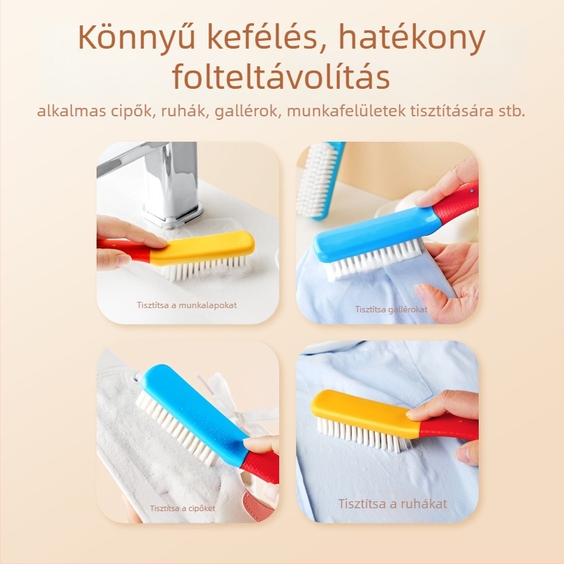 Cipőtisztító kefe, műanyag kivitel, tisztító funkció, súly 61, csomagolás 500