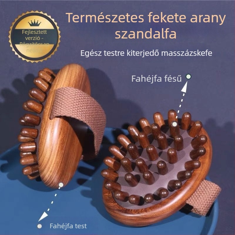 Kézi camforfa-erdő meridián masszázs fésű — szülés utáni hasi fogyasztó készülék, egész test meridián átjárhatóság