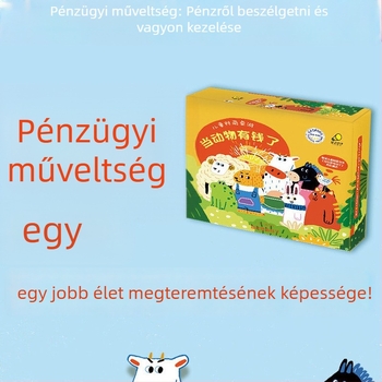 Guadou Planet 3.0 — Állat-témájú pénzügyi műveltség társasjáték gyerekeknek, oktatási puzzle, kéz- és agyi gyakorlás, 7–14 éveseknek