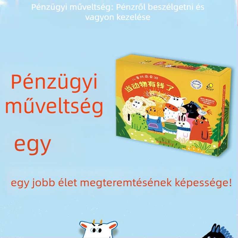 Guadou Planet 3.0 — Állat-témájú pénzügyi műveltség társasjáték gyerekeknek, oktatási puzzle, kéz- és agyi gyakorlás, 7–14 éveseknek