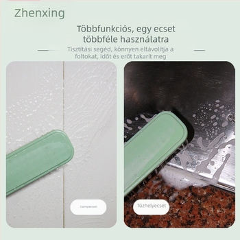 Többcélú tisztítóecset cipőkhöz és mosáshoz, műanyag, puha sörtéjű, modell SA2403