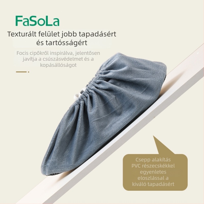 FaSoLa flanel cipővédő, mosható, újrahasználható, csúszásgátló, kopásálló