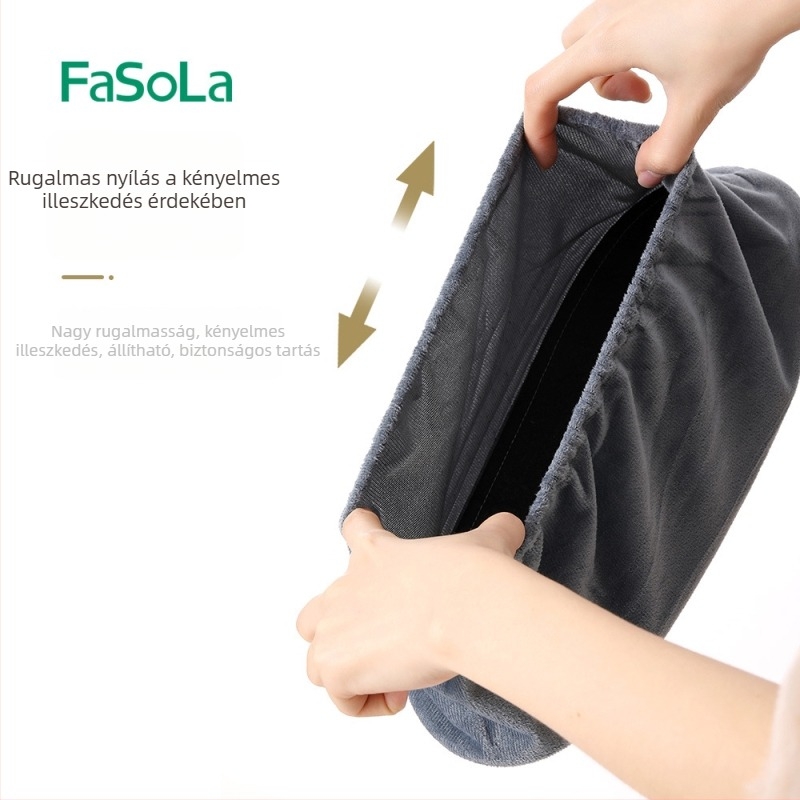 FaSoLa flanel cipővédő, mosható, újrahasználható, csúszásgátló, kopásálló