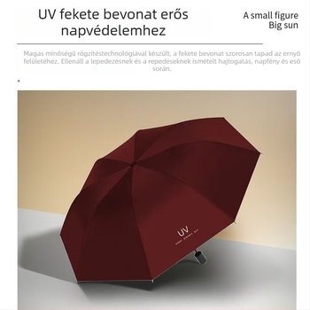 Yi Jiangnan UV ernyő UPF > 40, összecsukható napernyő vas bordákkal és vas csővel, Impact 190T anyag, manuális és automata UV modell