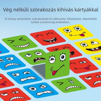 Arcot változtató puzzleblokkok gyerekeknek — térbeli gondolkodás fejlesztése, oktató társasjáték szülő-gyermek interakcióval