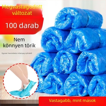 Műanyag cipővédők, megnövelt vastagságú, vízálló, kopásálló és csúszásmentes, beltéri használatra
