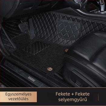 Autópadló szőnyegek a vezető üléshez - teljes lefedettség, egy darab az első és a hátsó részhez, Silk Hoop szegély (Anyag: 20213; Alkalmazható modellek: speciális autó; Logó: Nincs)