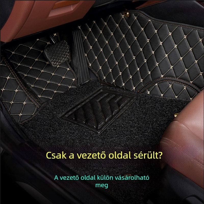 Autópadló szőnyegek a vezető üléshez - teljes lefedettség, egy darab az első és a hátsó részhez, Silk Hoop szegély (Anyag: 20213; Alkalmazható modellek: speciális autó; Logó: Nincs)