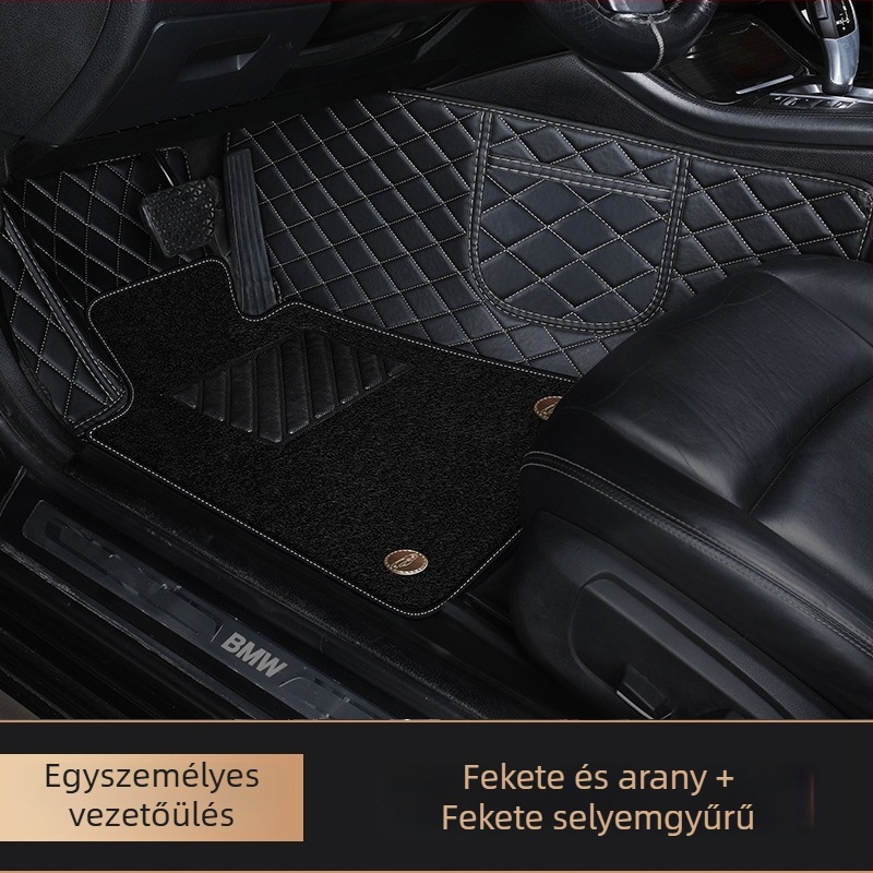 Autópadló szőnyegek a vezető üléshez - teljes lefedettség, egy darab az első és a hátsó részhez, Silk Hoop szegély (Anyag: 20213; Alkalmazható modellek: speciális autó; Logó: Nincs)