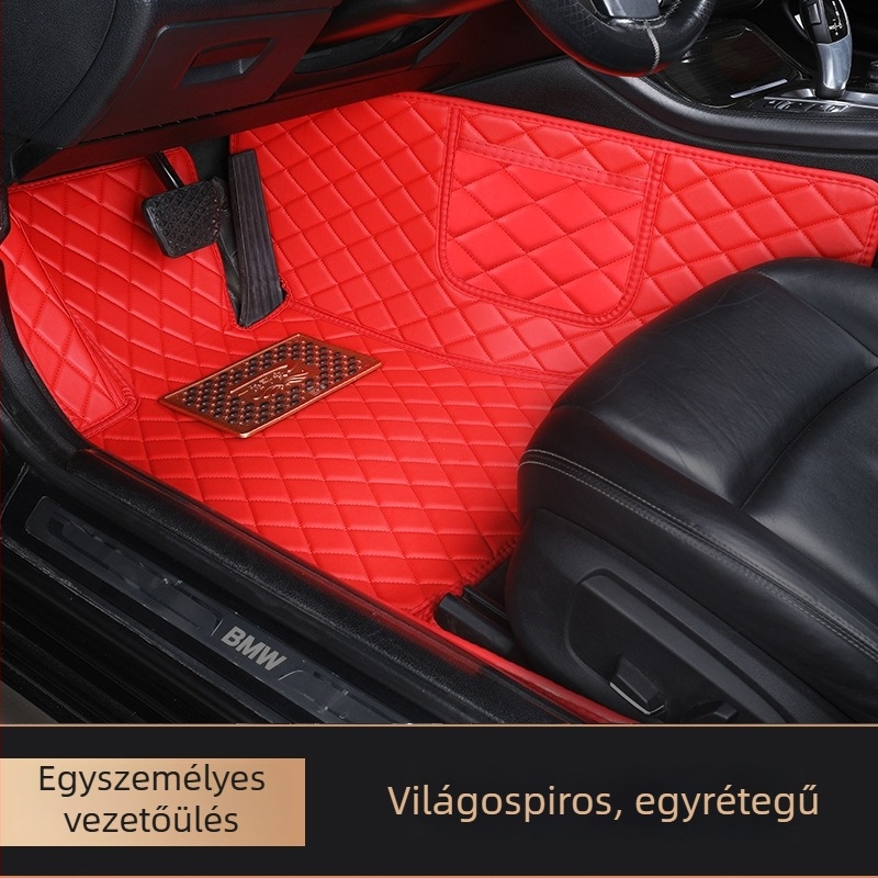 Autópadló szőnyegek a vezető üléshez - teljes lefedettség, egy darab az első és a hátsó részhez, Silk Hoop szegély (Anyag: 20213; Alkalmazható modellek: speciális autó; Logó: Nincs)