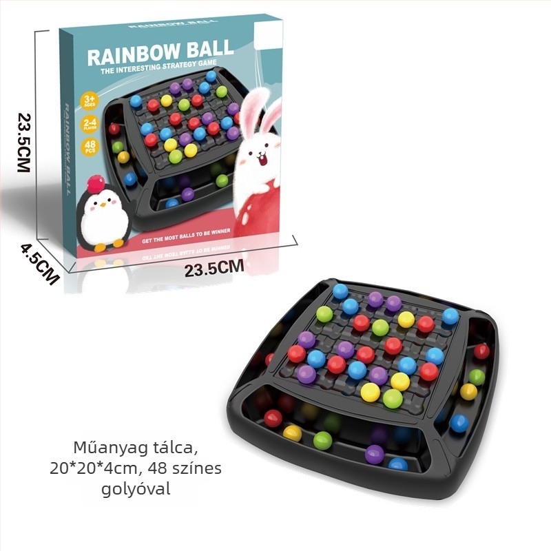 Családi asztali memória- és gondolkodást fejlesztő játék - fejleszti a gondolkodást, a kéz- és szemkoordinációt és a szülő–gyermek interakciót (anyag: műanyag)