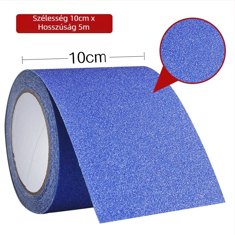 Csúszásmentes padlószalag lépcsőkhöz, matt felülettel, PVC alap, magas viszkozitású, vízálló, egyoldalas