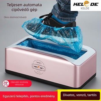 Egyszer használatos cipővédők, pormentes, vízálló, csúszásmentes, T-típusú automata cipővédő géppel kompatibilis – otthoni használat
