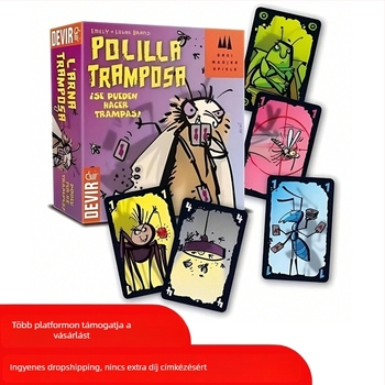 Kártyás társasjáték – szórakozás, szellemi fejlődés, interakció, érdeklődés-fejlesztés, logikai gondolkodás tréning (Anyag: papír; Csomagolás: színes doboz; Kategória: társasjáték kártyával; Korosztály: 14+)