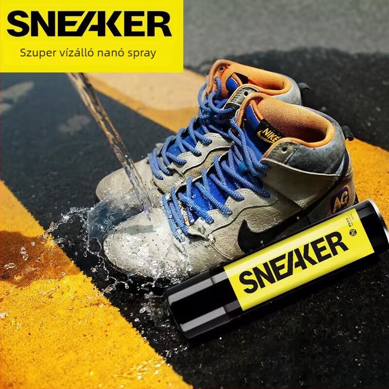 Nano vízálló spray sportcipők számára – tisztító és fertőtlenítő hatással (portállóság, védelem a szennyeződés ellen)