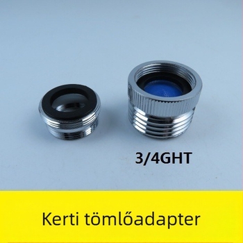 Kerti slagcső adapter csaphoz, réz testtel, fürdőszobai és konyhai használatra