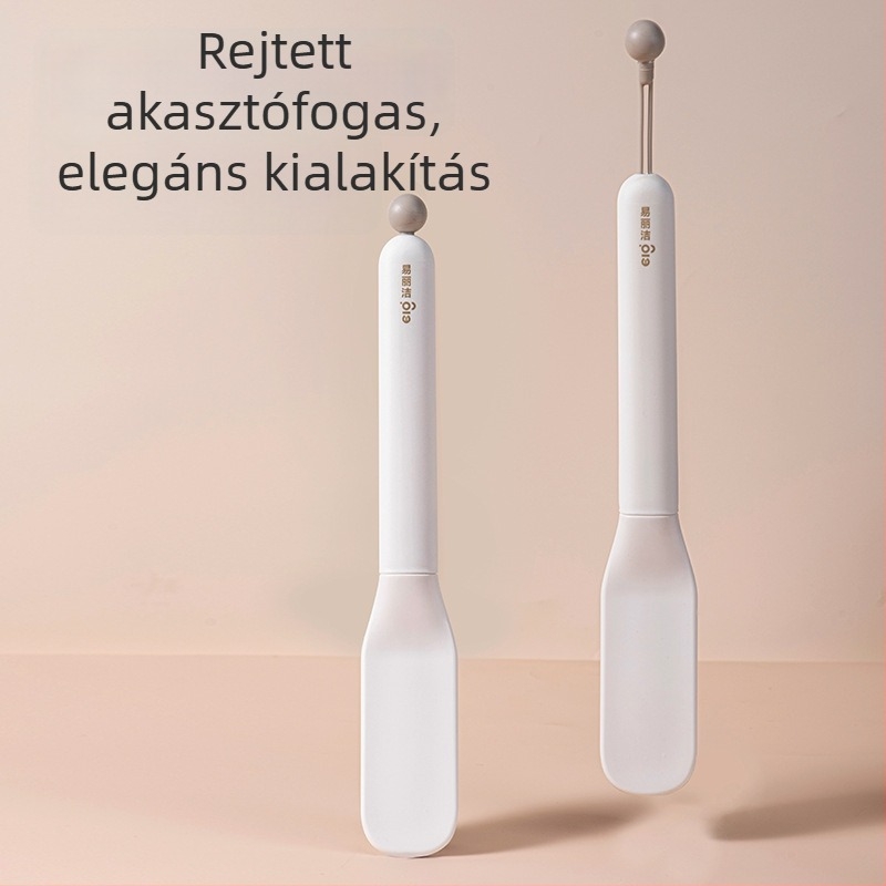 Yi lijie cipőseprő hosszú nyéllel, PP műanyag sörtékkel, puha sörtéjű a fertőtlenítéshez és a cipők tisztításához