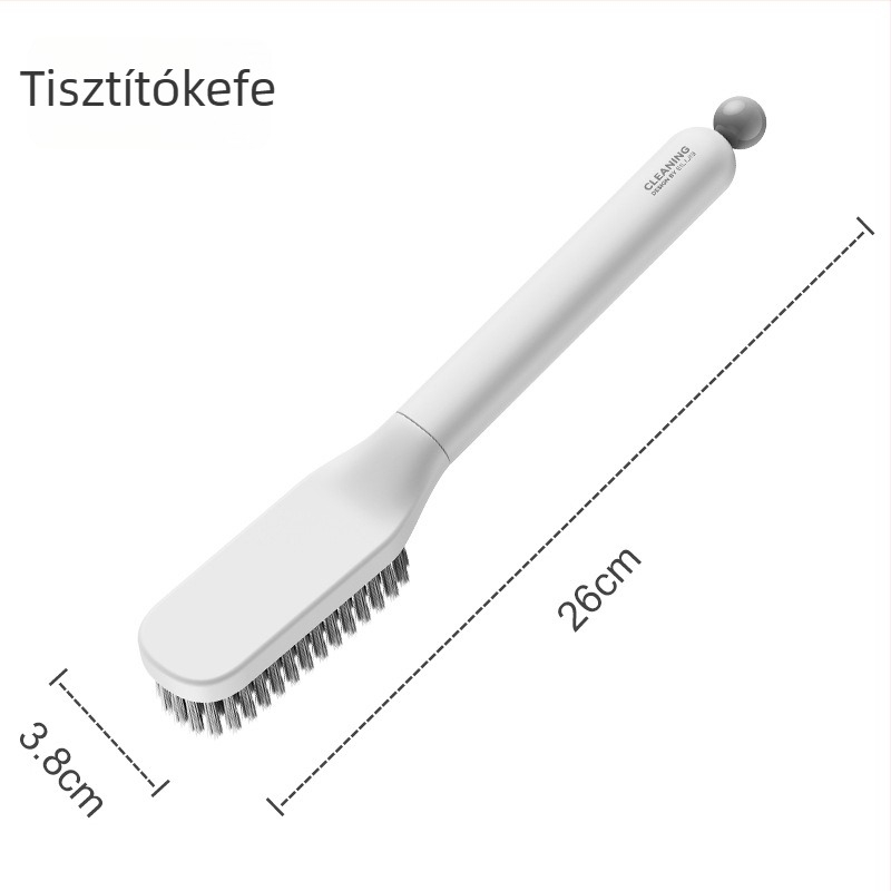 Yi lijie cipőseprő hosszú nyéllel, PP műanyag sörtékkel, puha sörtéjű a fertőtlenítéshez és a cipők tisztításához