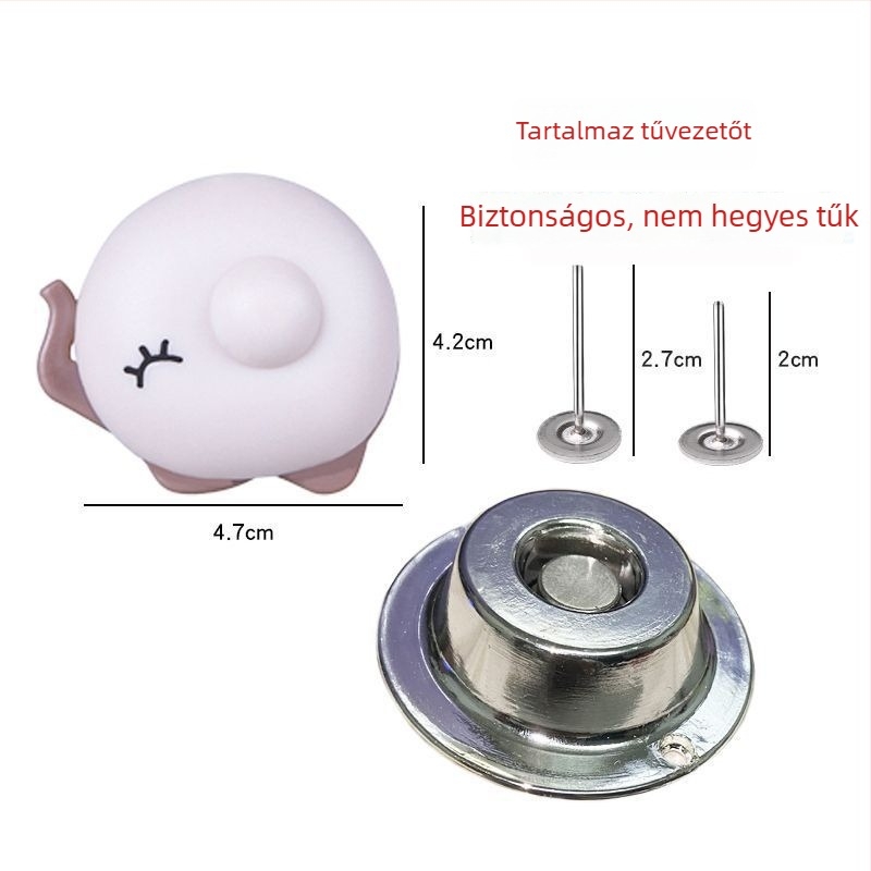 Mágneses paplanrögzítő – tű nélküli, csúszásmentes lepedőgomb, műanyag