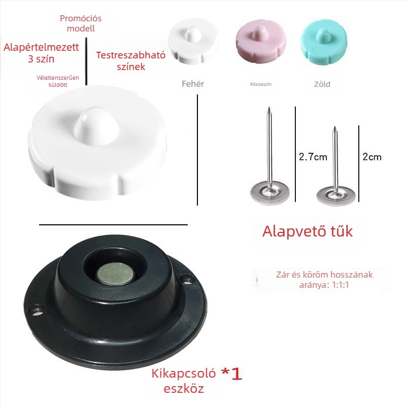 Mágneses paplanrögzítő – tű nélküli, csúszásmentes lepedőgomb, műanyag