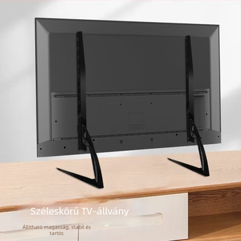 Asztali TV-tartó intelligens kijelzőkhöz - Kompatibilis intelligens kijelzőkkel - Hidegen hengerelt acél - 2 kg