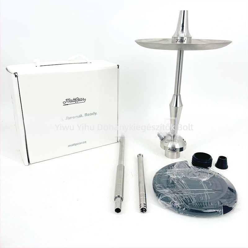 Hookah készlet, rozsdamentes acél, üvegből készült hookah alkatrész, Termékkód Yh56545, 10 db kartononként