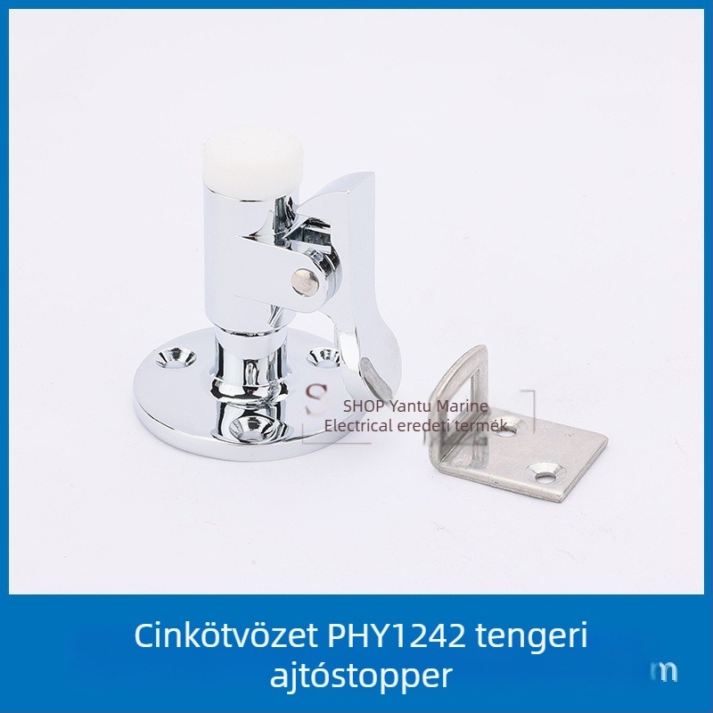 Willie zinkötvözet ajtó stopper Phy1242/1241 rugós mechanizmussal, modern minimalist stílus