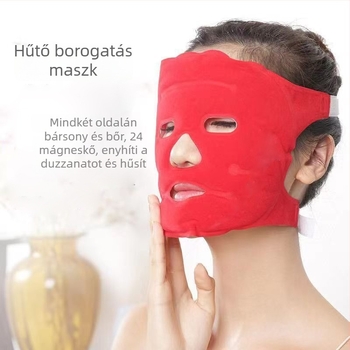 Turmalin arcmaszk hűtésre és melegítésre mágneses szépségfunkcióval – ödéma enyhítésére (anyag: egyéb, töltőanyag: egyéb, súly: 0.2 kg, cél: hűtés és melegítés)