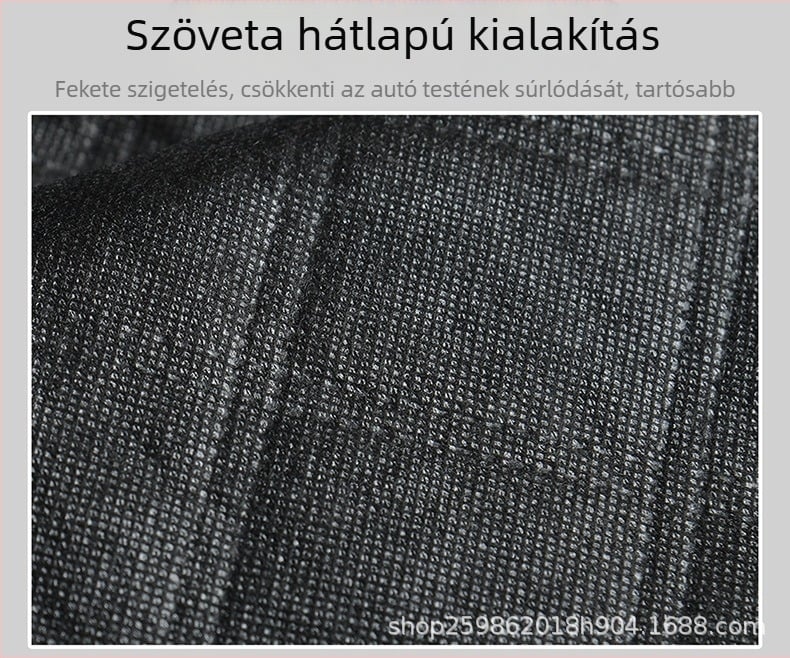 Autó szélvédő téli takaró (Alumínium-fólia; Vastagított; Kockás minta; Kártya-alapú telepítés; Súly 360 g)