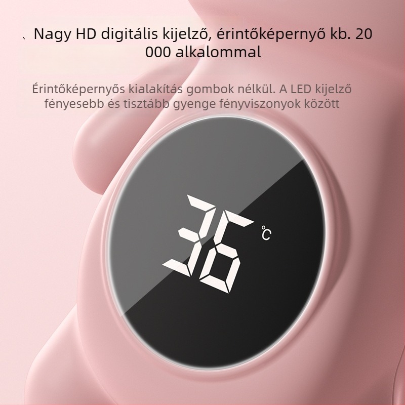 Csecsemő fürdővíz-hőmérő, magas pontosságú fürdővíz-hőmérséklet mérés, digitális kijelző, testreszabás elérhető