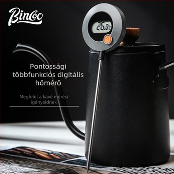 Bincoo Vízhőmérő szondával, Digitális kijelző, 1° felbontás, folyadékokhoz