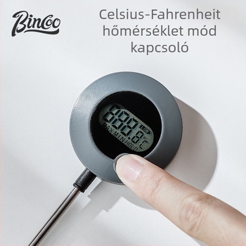 Bincoo Vízhőmérő szondával, Digitális kijelző, 1° felbontás, folyadékokhoz