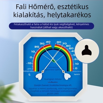 GJWS-A1 Hőmérséklet- és páratartalom-mérő — Magas pontosságú, beltéri, nagy képernyővel, ipari műhely és laboratórium számára