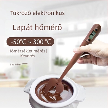 Kai thai kt E-80 élelmiszer-hőmérő, digitális konyhai hőmérő sütéshez és pirításhoz, 0.1°C felbontás, Kínában gyártott