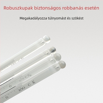 Üvegcső hőmérő a hőmérséklet mérésére, márka nélküli