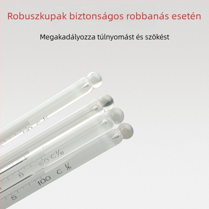 Üvegcső hőmérő a hőmérséklet mérésére, márka nélküli