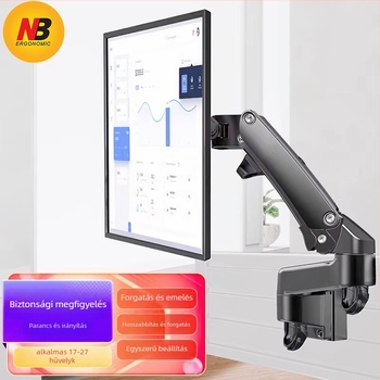 NB Ergonomic D20 Monitorállvány – Falra szerelhető, univerzális, összecsukható