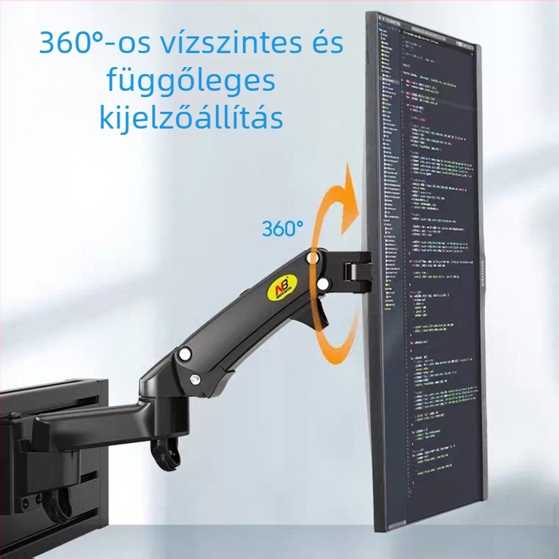 NB Ergonomic D20 Monitorállvány – Falra szerelhető, univerzális, összecsukható