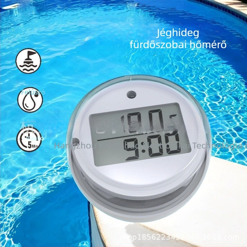 Jegesfürdőhöz víztermometer időzítővel, 1° felbontás