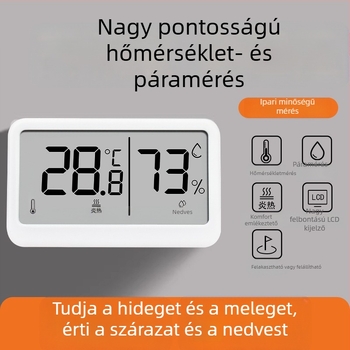 Ancient Poet Belső digitális hőmérséklet- és páratartalommérő gyermek‑szobára, nagy pontosságú kijelző
