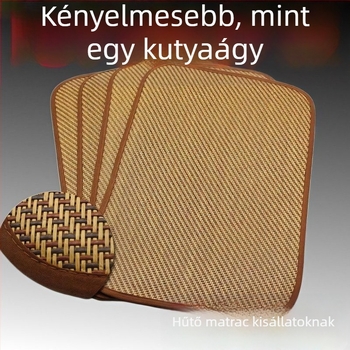 Bambusz kutya hűtő matrac – egész éves, szakadásálló kenneli pad