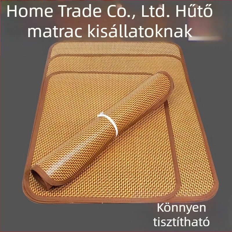 Bambusz kutya hűtő matrac – egész éves, szakadásálló kenneli pad