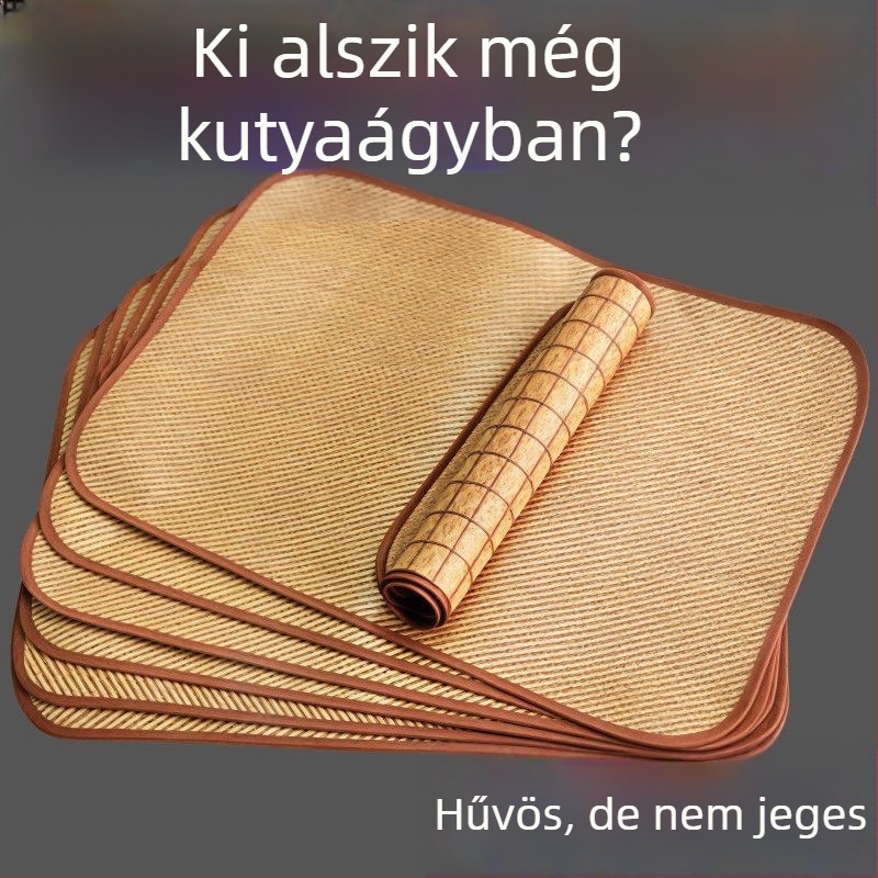 Bambusz kutya hűtő matrac – egész éves, szakadásálló kenneli pad