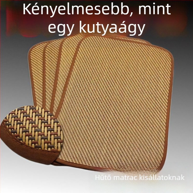 Bambusz kutya hűtő matrac – egész éves, szakadásálló kenneli pad